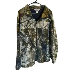 10X, An American Tradition Camo Button Up Hunting Jacket, Size 2X, Pre-Owned